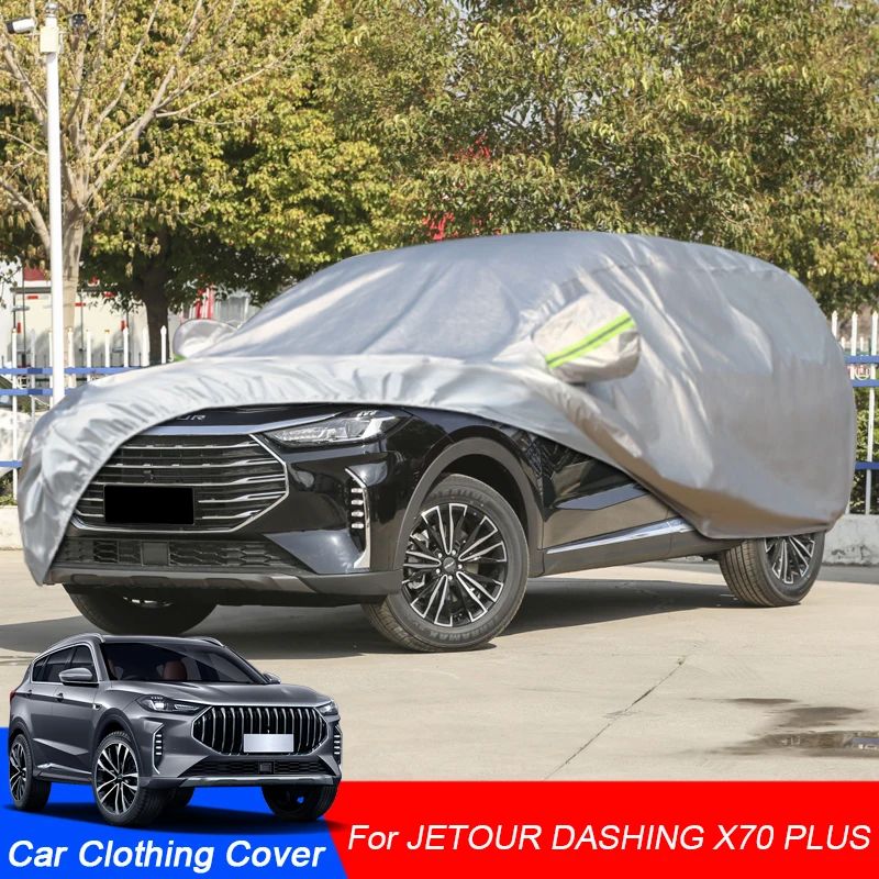 

Full Car Cover Rain Frost Snow Dust Waterproof Protect Cover External Auto AccessopriesFor JETOUR Dashing X70 PLUS X70 2020-2025