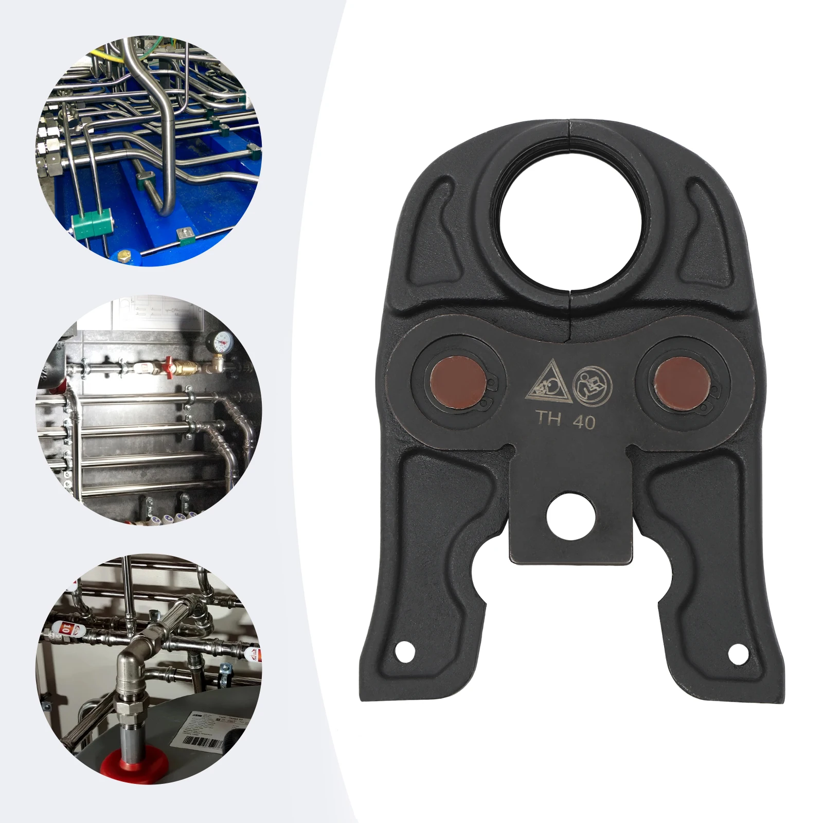 Hydraulische Kupferrohrverschraubungen Rohrcrimpwerkzeug TH40/32/12/14 zum Anschluss von Aluminium-Kunststoffrohren, PEX-Rohren und PB-Rohren – Detail 2
