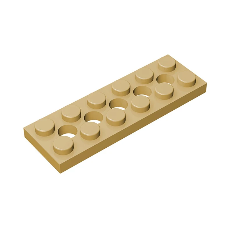 Gobricks MOC Assembles Particles 32001 High-Tech Plate 2 x 6 with 5 Holes Building Blocks Parts Kids DIY Educational Parts Toys