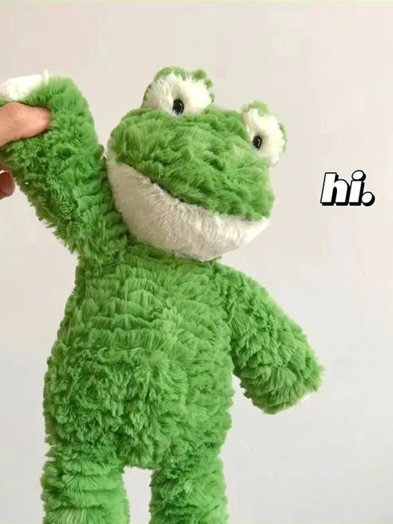 1 unidad de juguete de peluche de rana verde de 30 cm/11,81 pulgadas, rana de peluche suave y esponjosa con vientre blanco, muñeco de peluche relajante, regalo perfecto