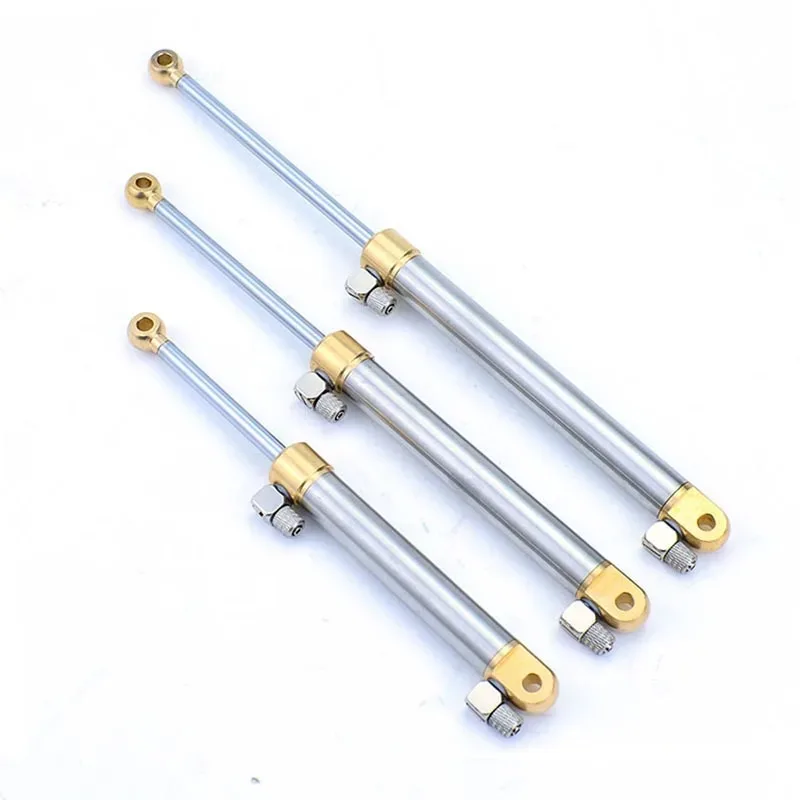 1/12 Scale 50/75/90/95/120/140MM Hydraulic Excavator Mini Metal Cylinder Stroke Suitable for RC Excavator and Loader Parts