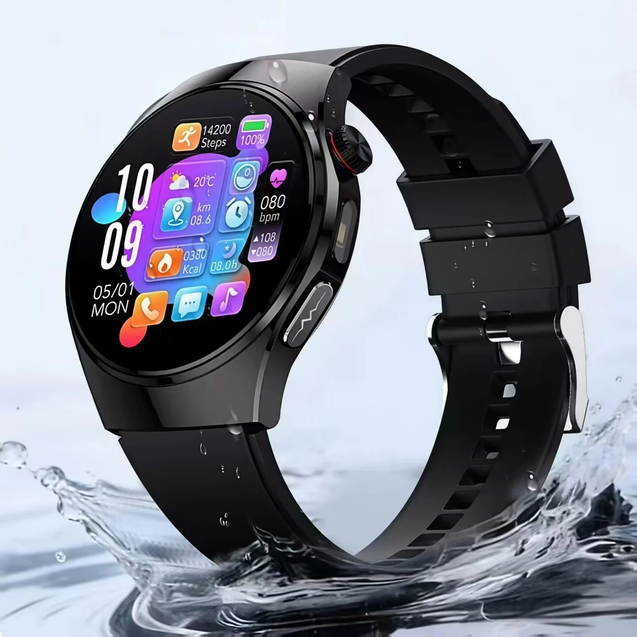 

ECG+PPG Bluetooth Call Smartwatch Blood Fat Uric Acid Blood Pressure Body Temperature Stress Health Men Women Smart Band Watches