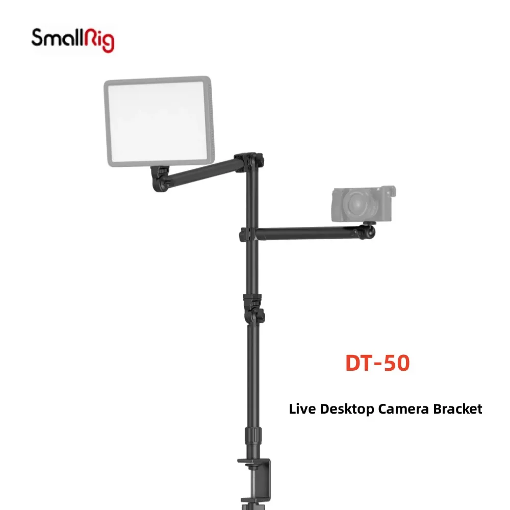 

SmallRig Live Desktop Camera Bracket DT-50 Table Tripod for Photography Light DSLR Camera Mobile Phone