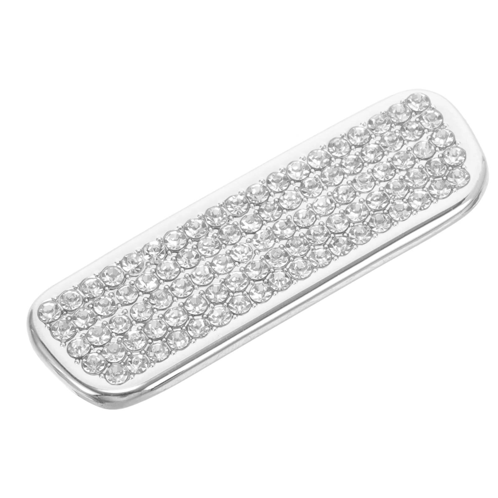 

Armrest Box Button Cover Rhinestone Sturdy Car Armrest Switch Sticker Self-Adhesive Center Console Button Decal Car Part Supply