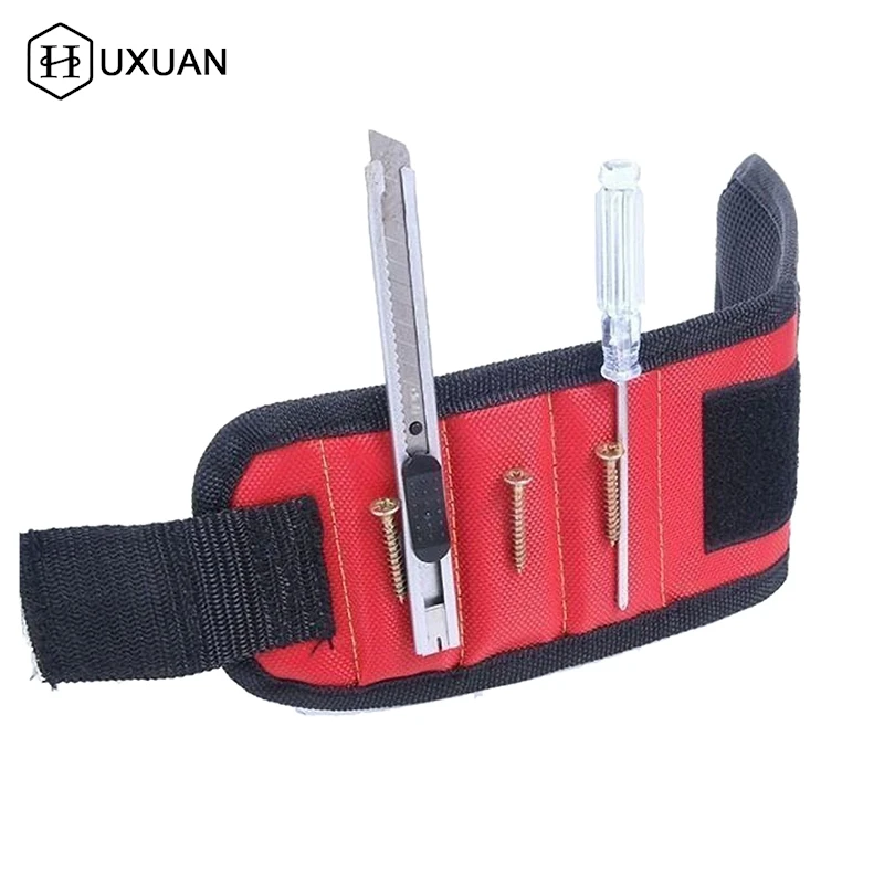 Magnetic Wristband For Holding Screws,Nails，Drilling Bits,Wrist Tool Holder Belts With Strong Magnets,Cool Gadgets For Men, Wome