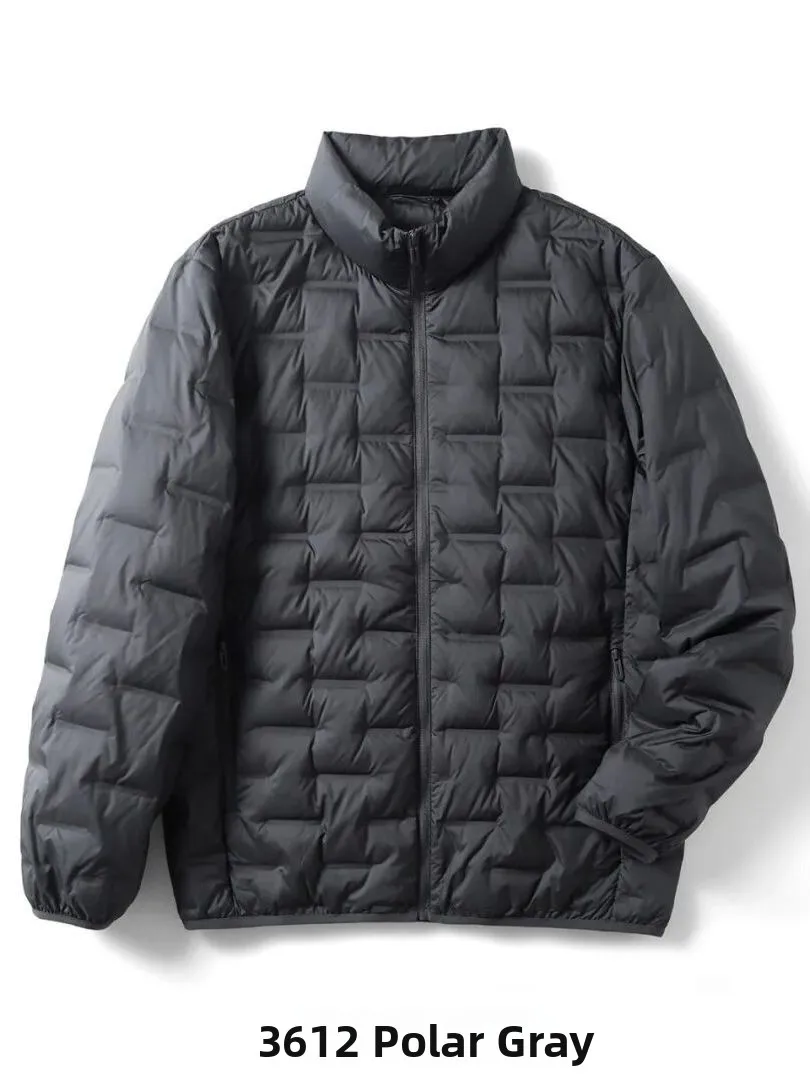 Design léger extérieur pour hommes, décontracté, léger, chaud, polyvalent, automne hiver, fermeture à glissière Jaet, coupe-vent, polyester...