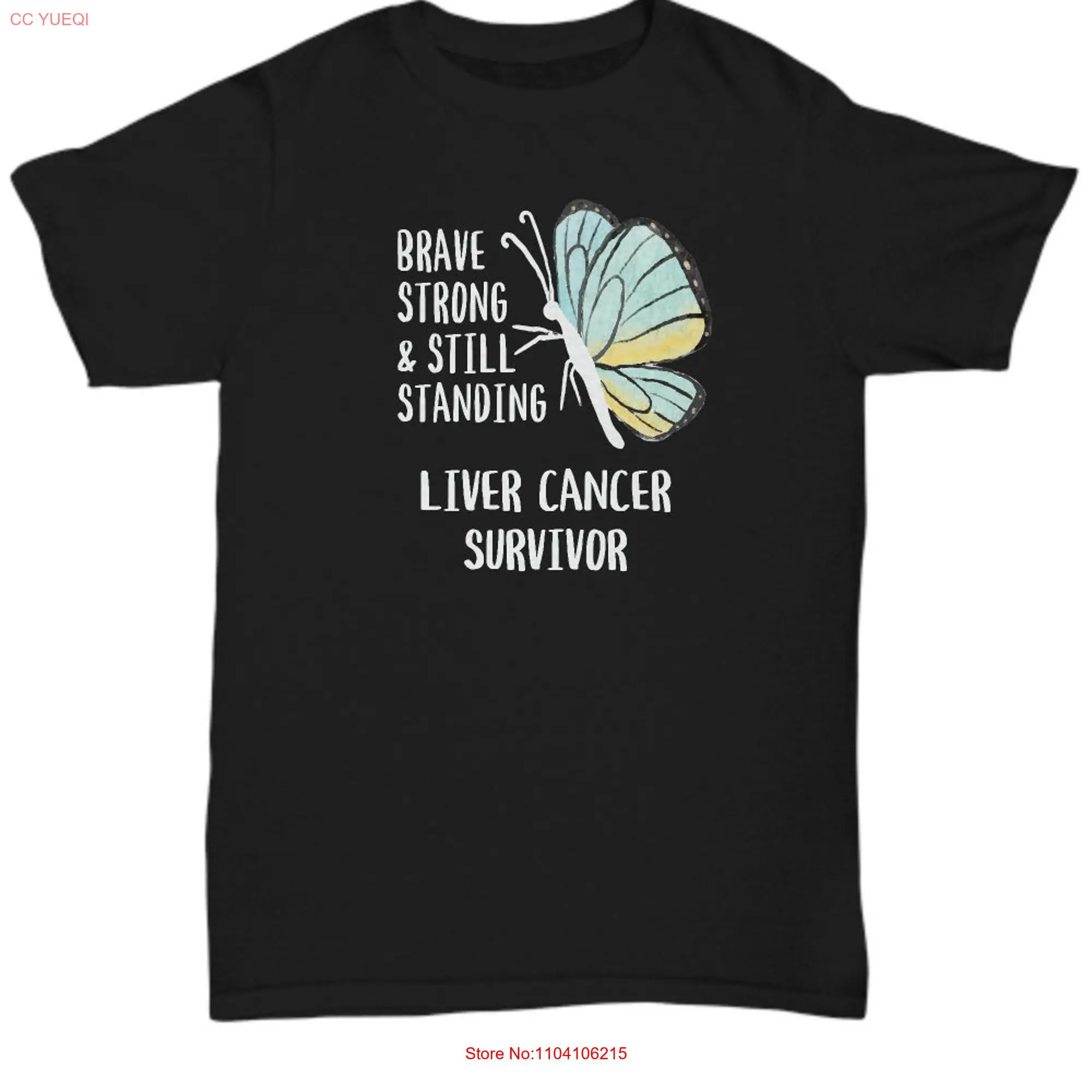 Liver Cancer Awareness Products T Shirt s for Women I Wear Green Survivor  long or short sleeves