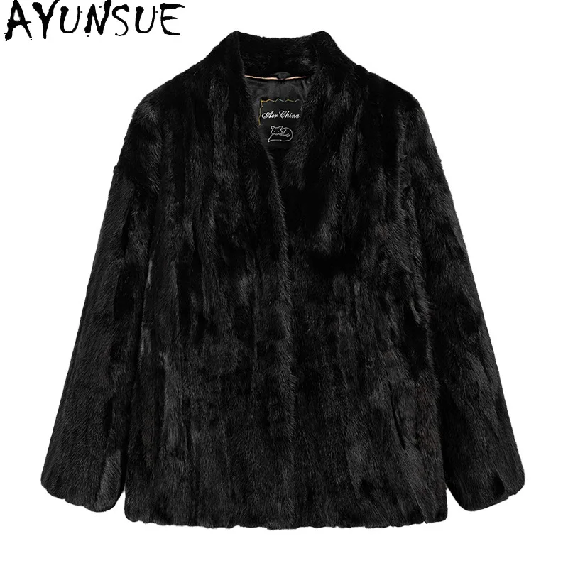 

Tcyeek Luxury Mink Fur Coat Women Real Fur Coats for Woman New in Outerwears Winter Jackets Womens Clothing 2025 Шуба Женская
