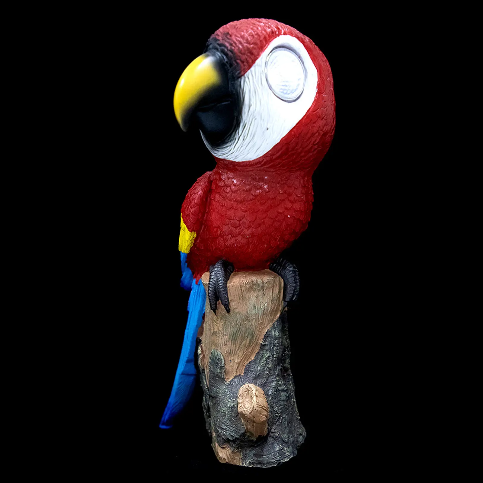 Solar Powered Resin Bird Lamp Garden Outdoor Decor Glowing Night Light for Lawn Patio Courtyard Home Decoration Housewarming