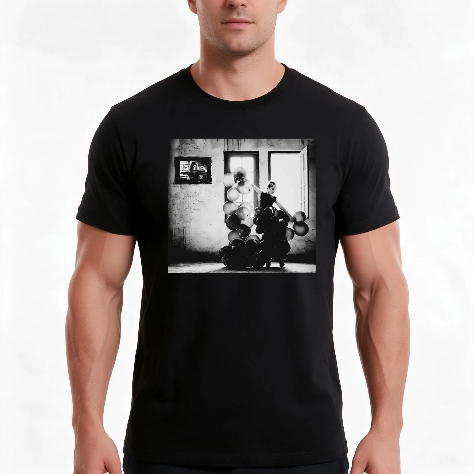 Dancing With Loneliness T-Shirt, Summer Casual Cotton Tee, Oversized Streetwear Tops, Vintage Graphic Print, Unisex Men Women