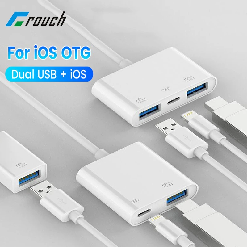 USB To Lightning OTG Adapter Lightning Male to USB 3.0 Female Connector Adaptaor for iPhone ipad Flash Drive OTG Converter