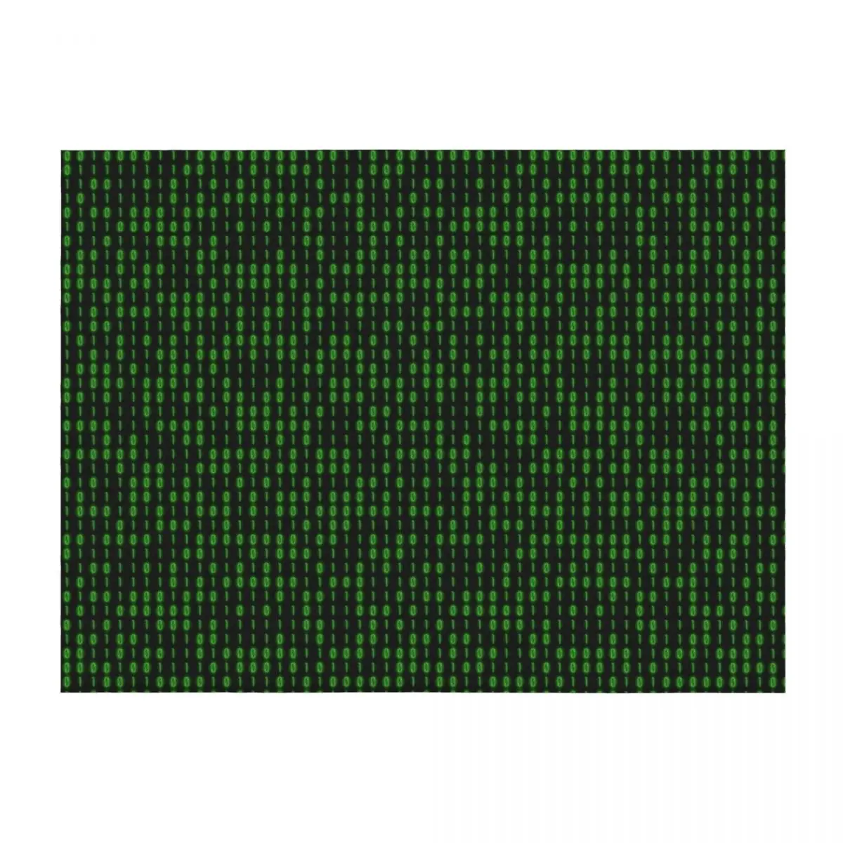 

Binary Code Inside Throw Blanket Vintage Fashion Sofas Thin Heavy Blankets