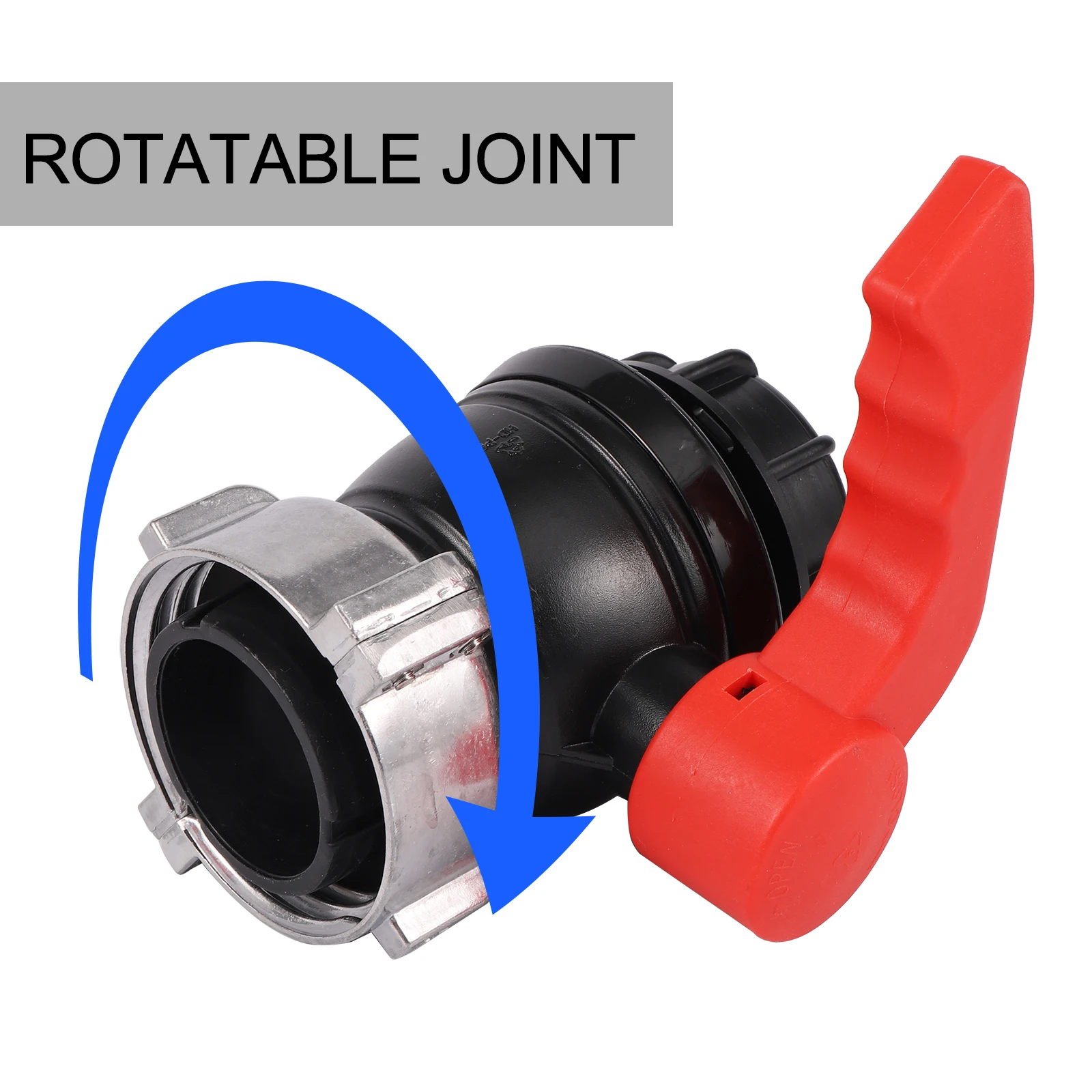 

1Pc 62/75/ 80mm to 60mm Coarse Thread Ball Valve IBC Tank Support Adapter IBC Carry Tank Adapter Ball Valve IBC Ball Valve