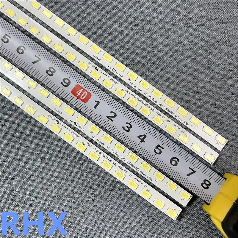 Bande de rétroéclairage LED, 42LE5300-CA, 42LE55HO CA, 3660L-035pipeline, 3660L-0353A, 57LED, 475mm, 6V, 100% Nouveau