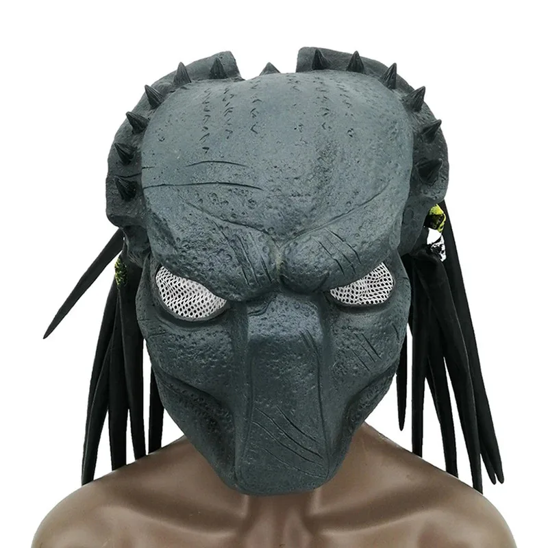 

Anime Cosplay Alien The Predator Mask Cosplay Anime Scary Gothic Halloween Masquerade Latex Carnival Disguise Predator Mask 72th