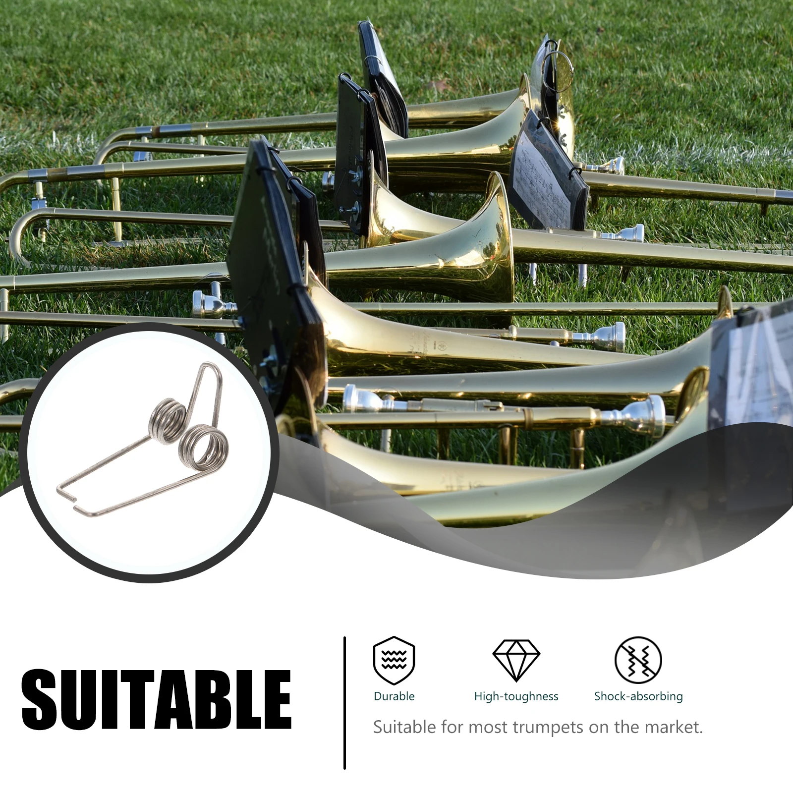 

10pcs Trumpet Watergate Key Springs Replacements High-Quality Iron Durable Suitable For Most Trumpets Accessories Components