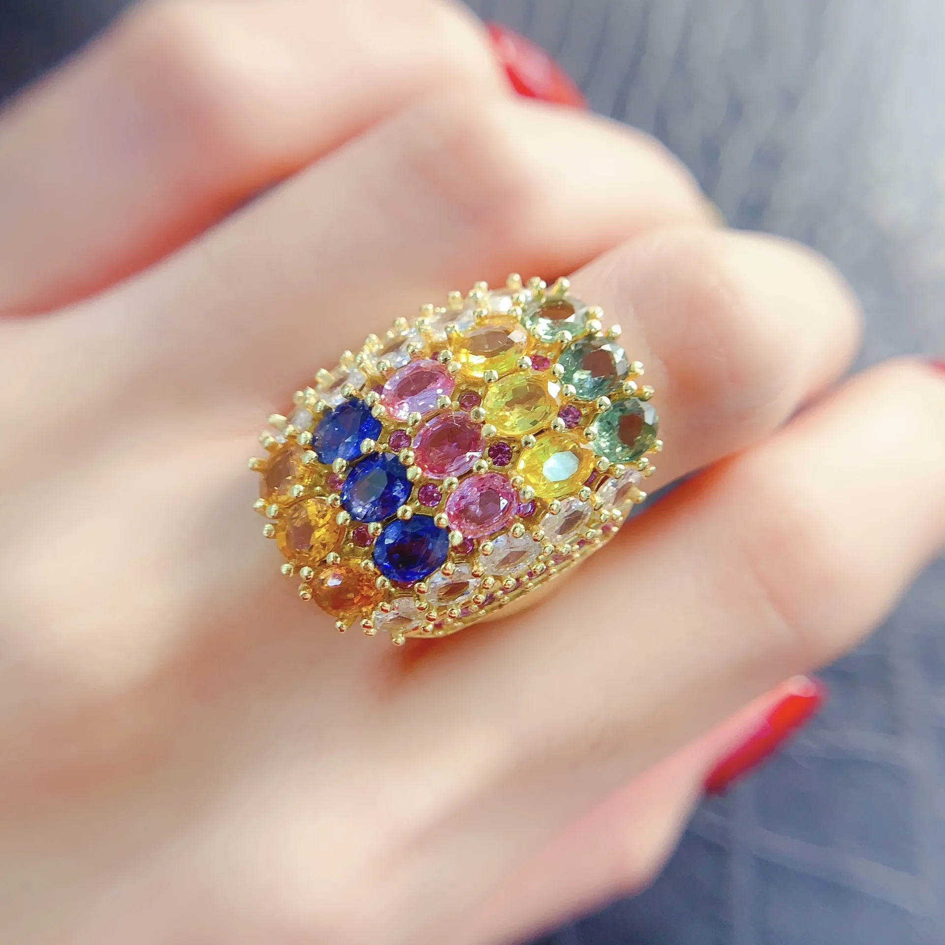 

Кольцо с сапфиром серебряного цвета S925, натуральный драгоценный камень 4x5 мм с сертификатом, идеально подходит для повседневной элегантности и уникальных подарков