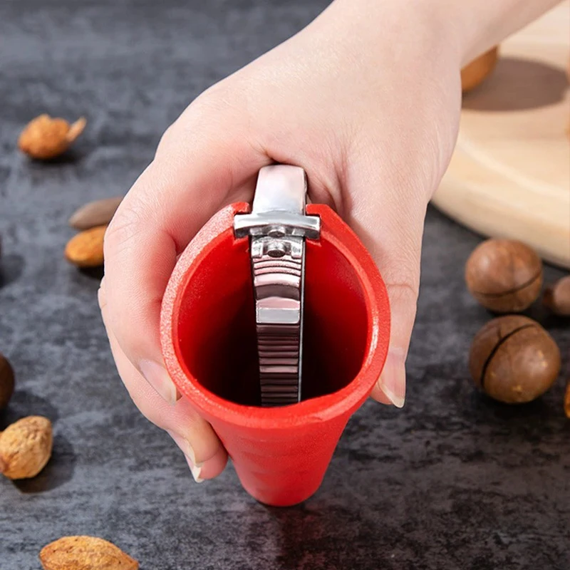 GIANXI البندق الجوز كماشة الجوز المفرقع الكستناء كليب المقشر فتاحة المشبك ذو طيات قمع شكل أداة اكسسوارات المطبخ