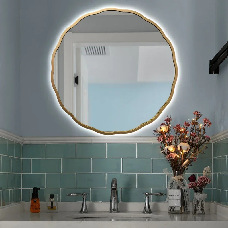 Luxury Aesthetic Decorative Mirrors Retro Korean Interior Vintage Decorative Mirrors Room Wall Espejo Pared Room Decor YN50DM