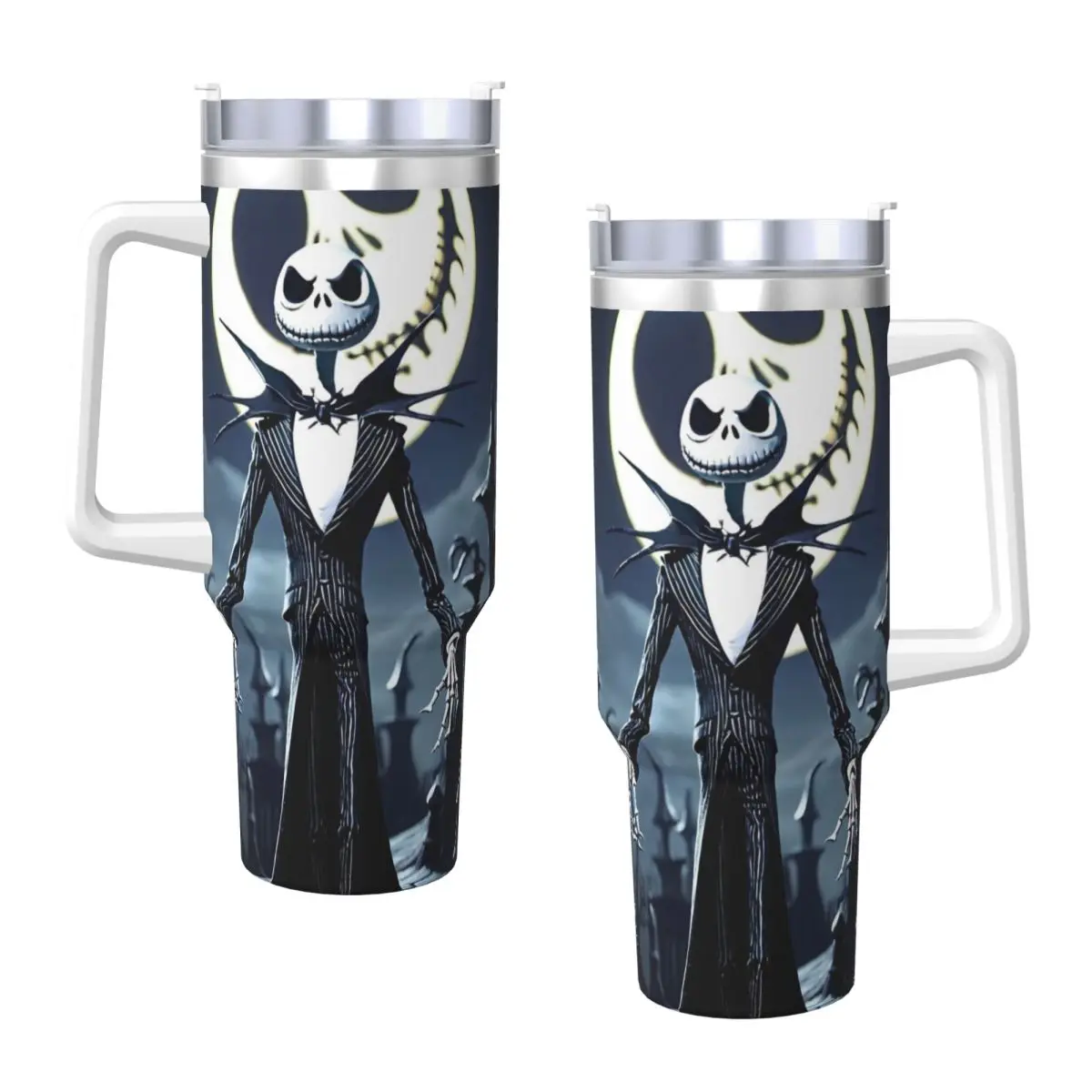 The Nightmare Before Christmas Stainless Steel Tumbler Jack Cartoon Travel Thermal Cups