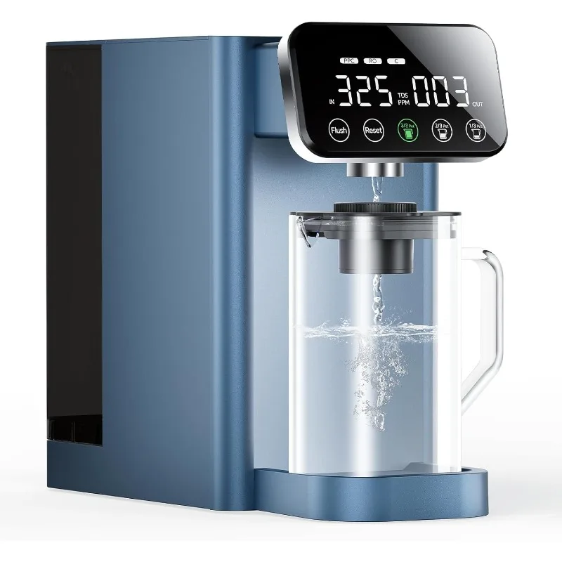 Hot Selling Water Filter System with Remineralization Glass Pitcher Portable No Installation Water Purifier for Home Office