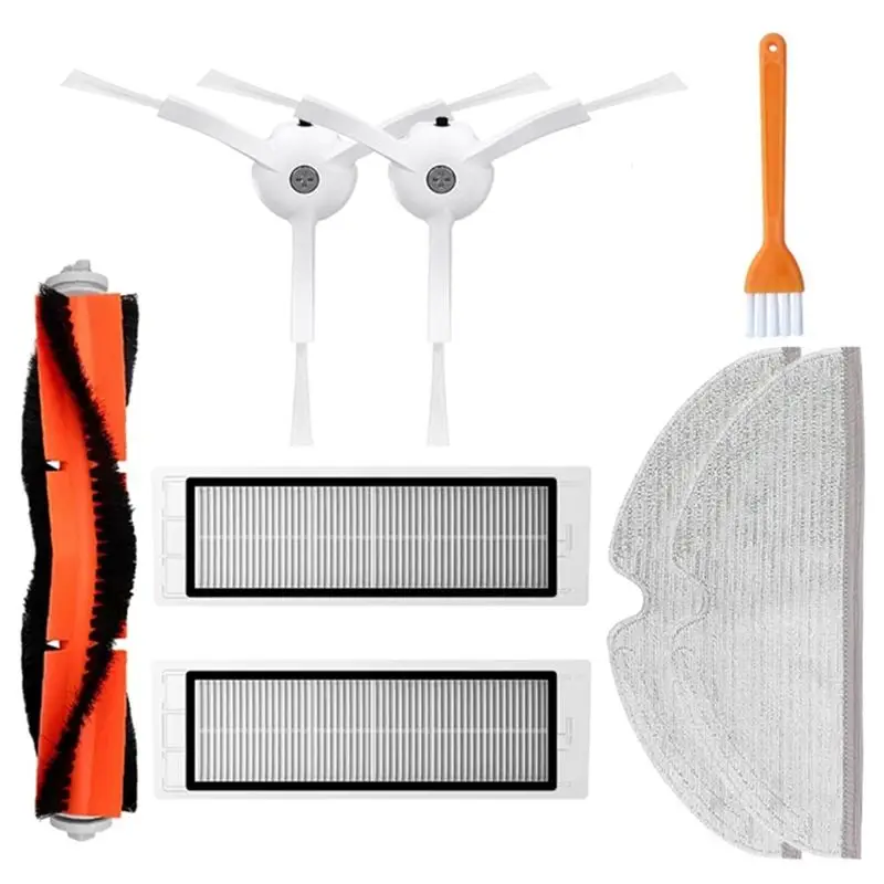 

HLZS-For Xiaomi 1S Roborock S5 E5 S51 S55 S50 Max Spare Parts Robot Vacuum Cleaner Accessories Main Side Brush