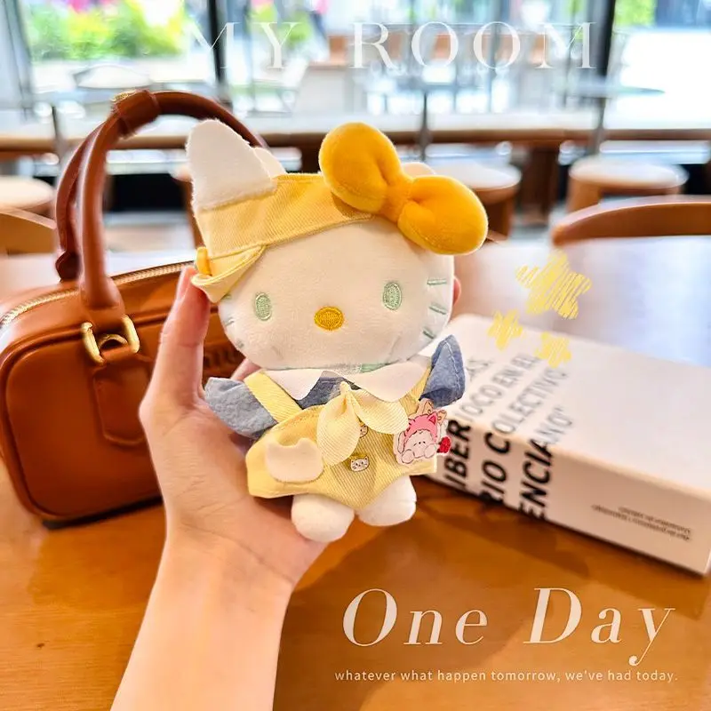 ตุ๊กตาจี้ Hello Kitty ของแท้พร้อมแท็ก ตุ๊กตาขนนุ่มน่ารัก พวงกุญแจของขวัญ