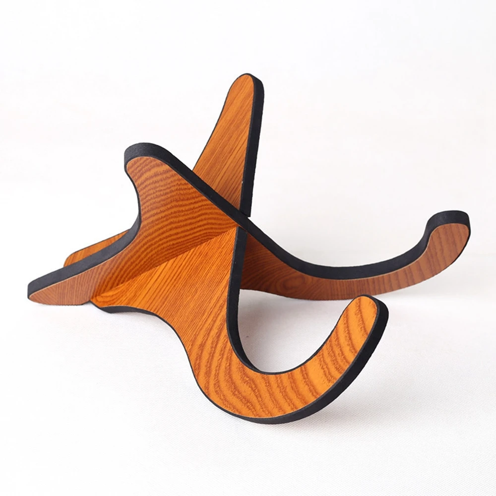 High Quality Wooden Instrument Part Accessories Musical Strings Guitar Stand Rack Foldable Holder Vertical Ukulele Display