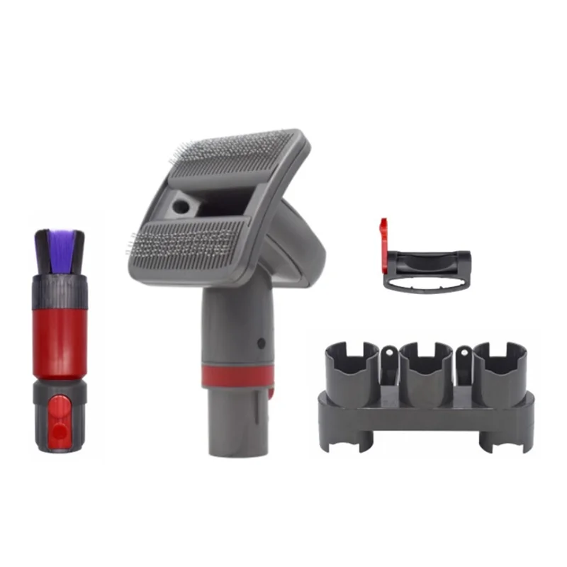 BAAM-For Dyson GEN5 G5 V15 V12 V11 V10 V8 V7 مرفقات فراغ الكلب الحيوانات الأليفة العريس أداة فرشاة مع حامل فرشاة الغبار