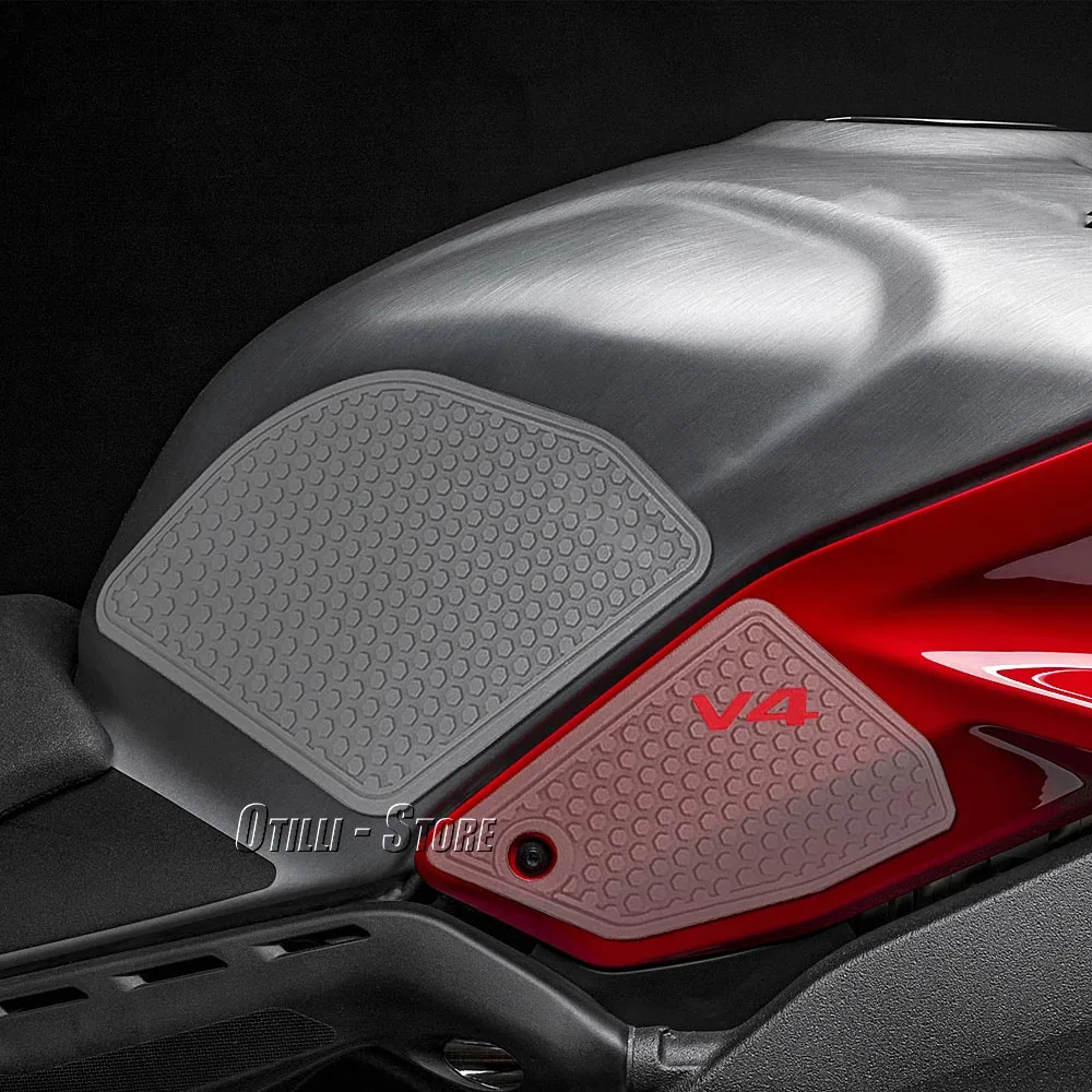 Motocicleta para ducati panigale v4 panigale v4s v4 r sp2 2022 2023 almofadas de aperto do tanque de combustível tração do joelho anti-deslizamento adesivo do tanque de combustível
