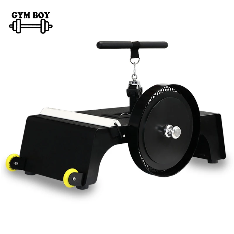 Commercial Wheeled Portable Squatting Equipment for Gyms, with Belt Centrifugal Tensile Machine, Flywheel Trainer