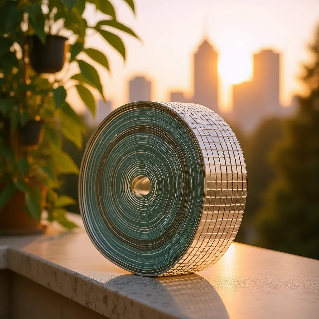 

1 Roll Self-Adhesive Square Glass Mirror Stickers Waterproof Wall Decals for Living Room Kitchen Bathroom Home Decor Mosaic