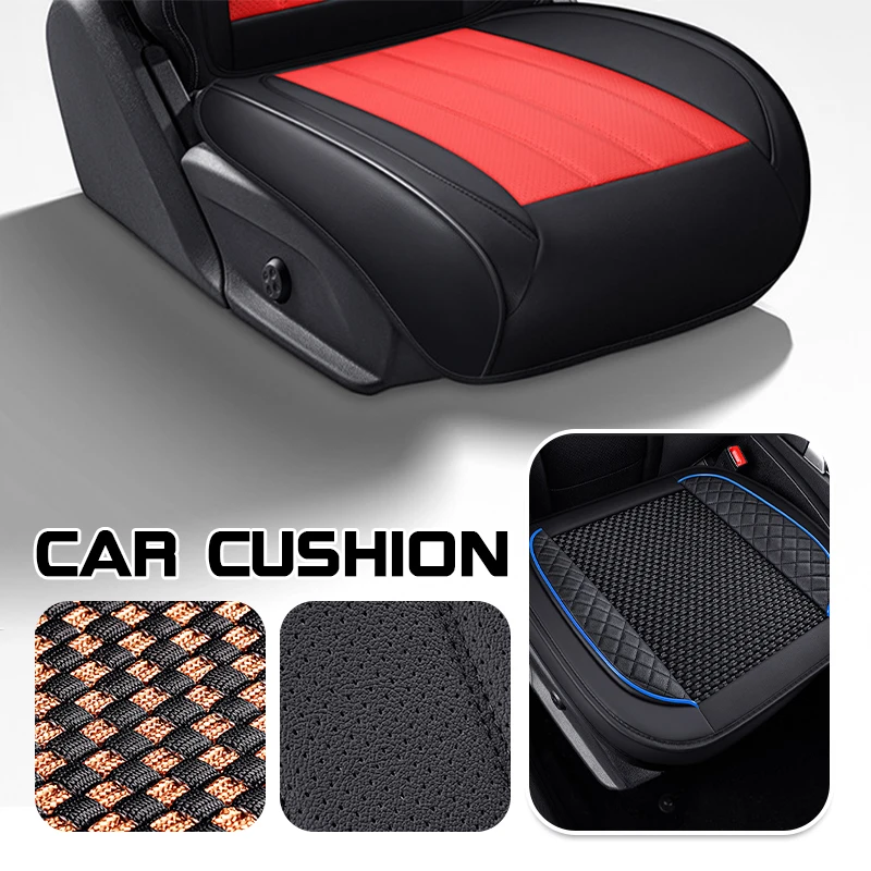 

High-grade PU Leather Car Seat Cover Breathable Wear-Resistant Anti Scratch Wrapped Seat Cushion Protector Luxury Car Interior