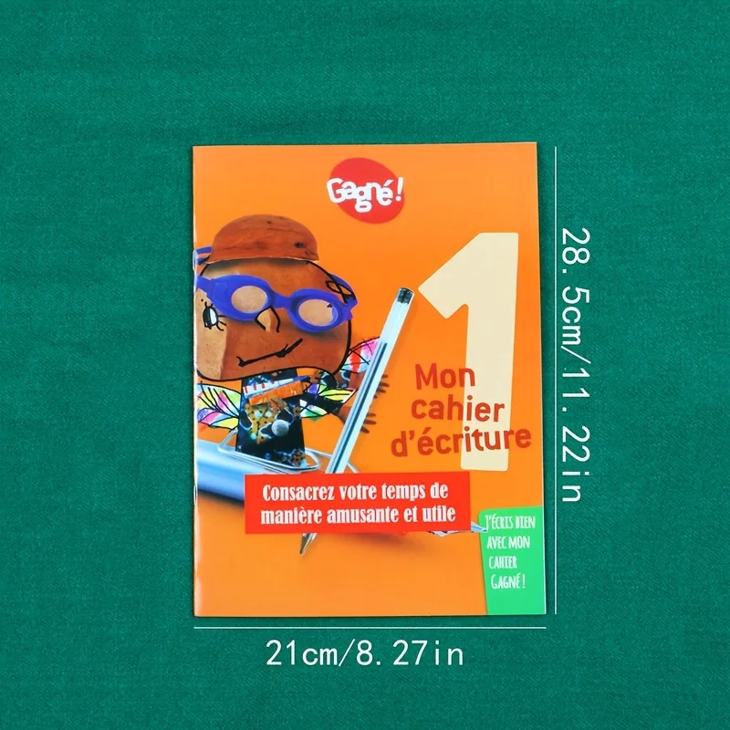 French Practice Book to Help You Learn French Letters and Short Sentences. Workbook