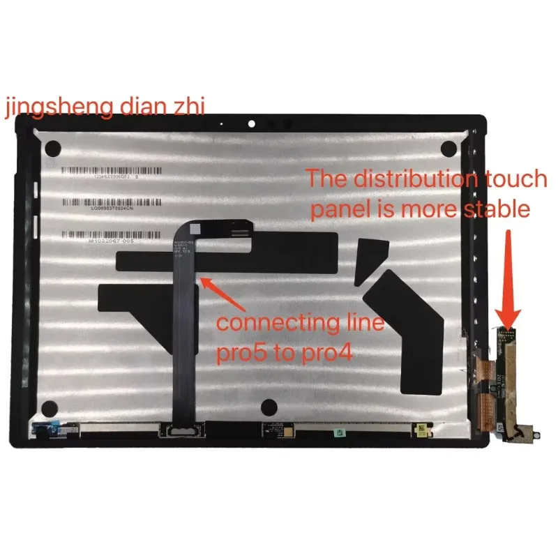 

For Microsoft Surface Pro 5 6 1796 LCD Display Touch Digitizer Assembly LP123WQ1 For Microsoft Surface Pro5 Lcd