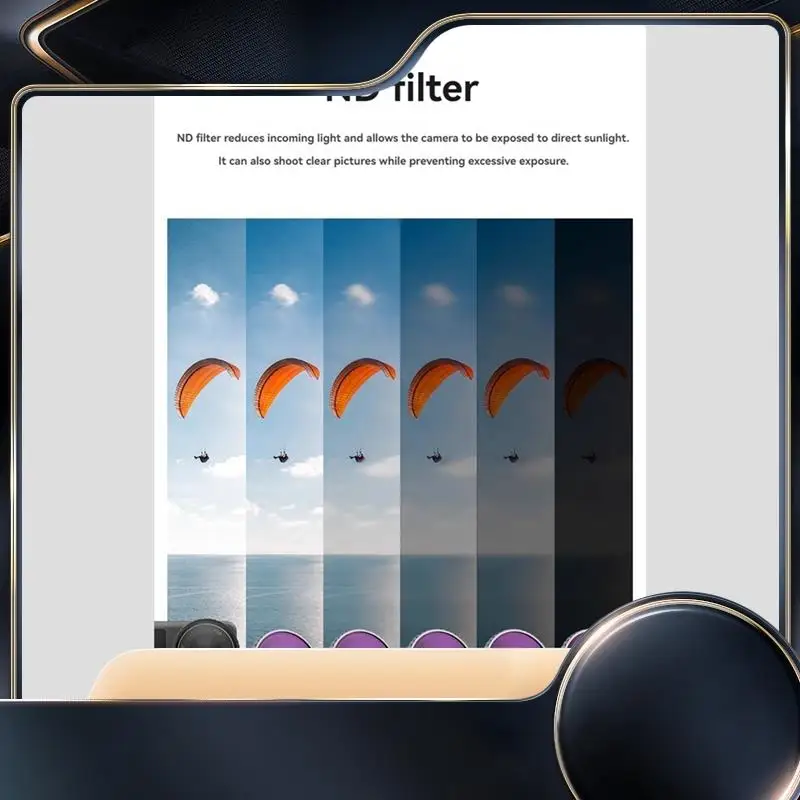 

For DJI Osmo Action 4 ND Filter Set CPL ND8/16/32 Filters Kit For DJI Action 4 Action Camera Accessories-N34R