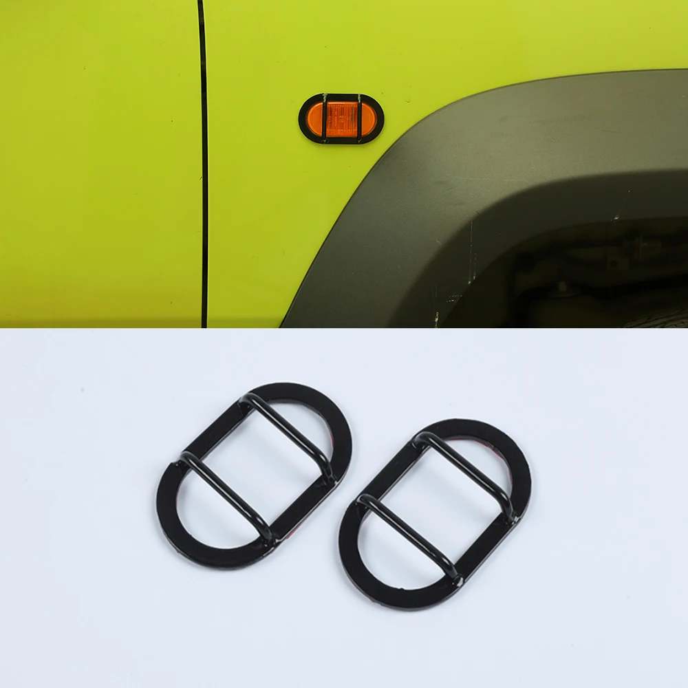 

Car Front Turn Light Lamp Cover Trim Styling For Suzuki Jimny 2019+ Exterior Auto Molding Accessories 2pcs