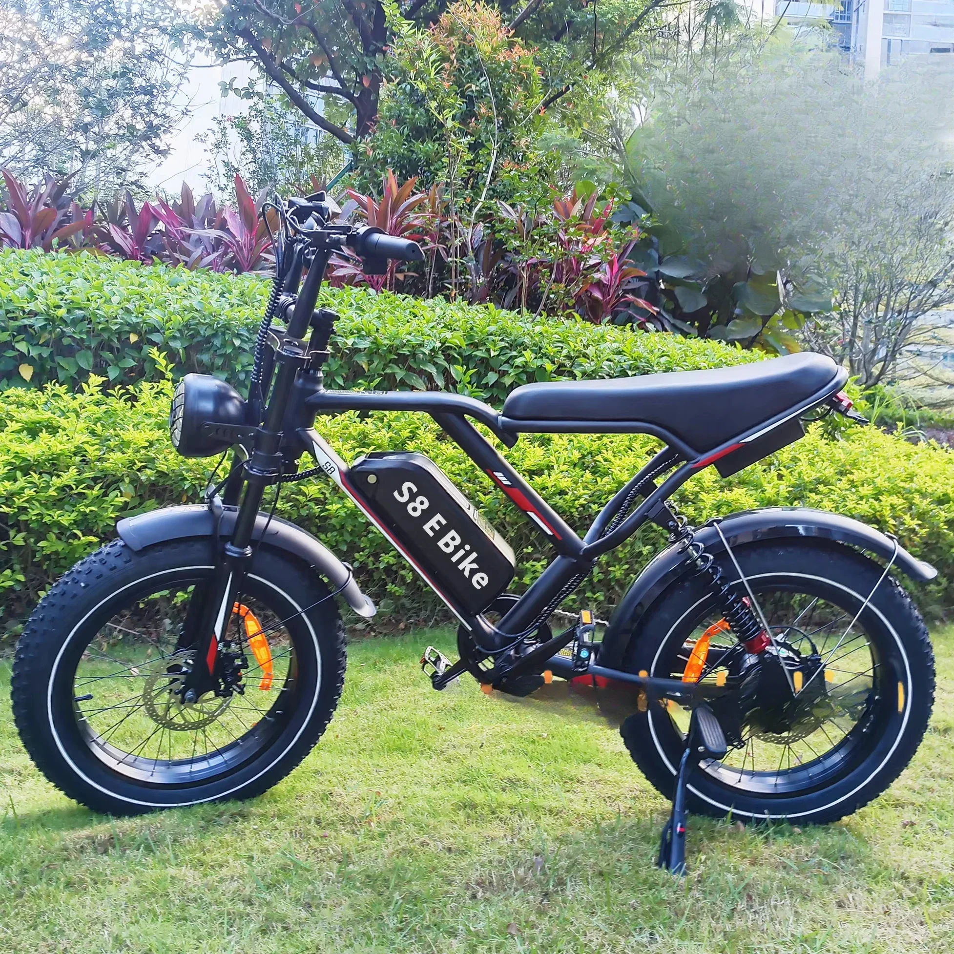 S8 E Bike 1000W Hybrid Bike 20inch Fatbike 48V Electric Mountain Bicycle Off Road Electric City Bike V8 Fatbike 250W V20 Ebike