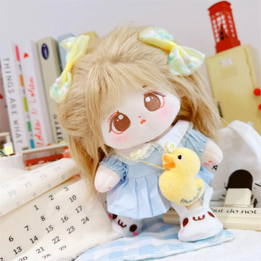 1 set Kindergarten Dress 20cm Cotton Doll Clothes DIY Clothing Dress Up Star Doll Clothes Suit Mini Kawaii