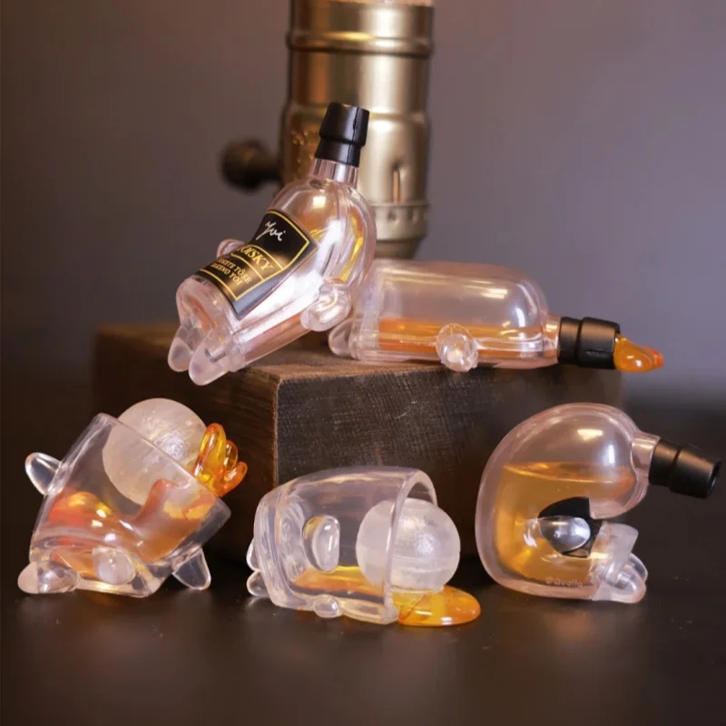 متوفر في المخزون كواليا كبسولة اللعب الإبداعية في حالة سكر زجاجة النبيذ نصيحة الزجاج مصغرة التميمة الشكل مرت مكتب السيارة الحلي #2