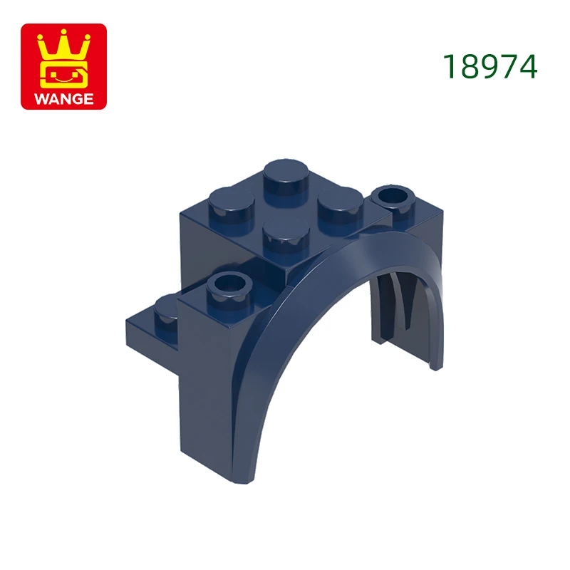 Wange 37 stks/partij 18974 Boog Afgerond Voertuig Blok Moc Kleur Accessoires Compatibel met Baksteen DIY kinderen Speelgoed Montage Onderdelen
