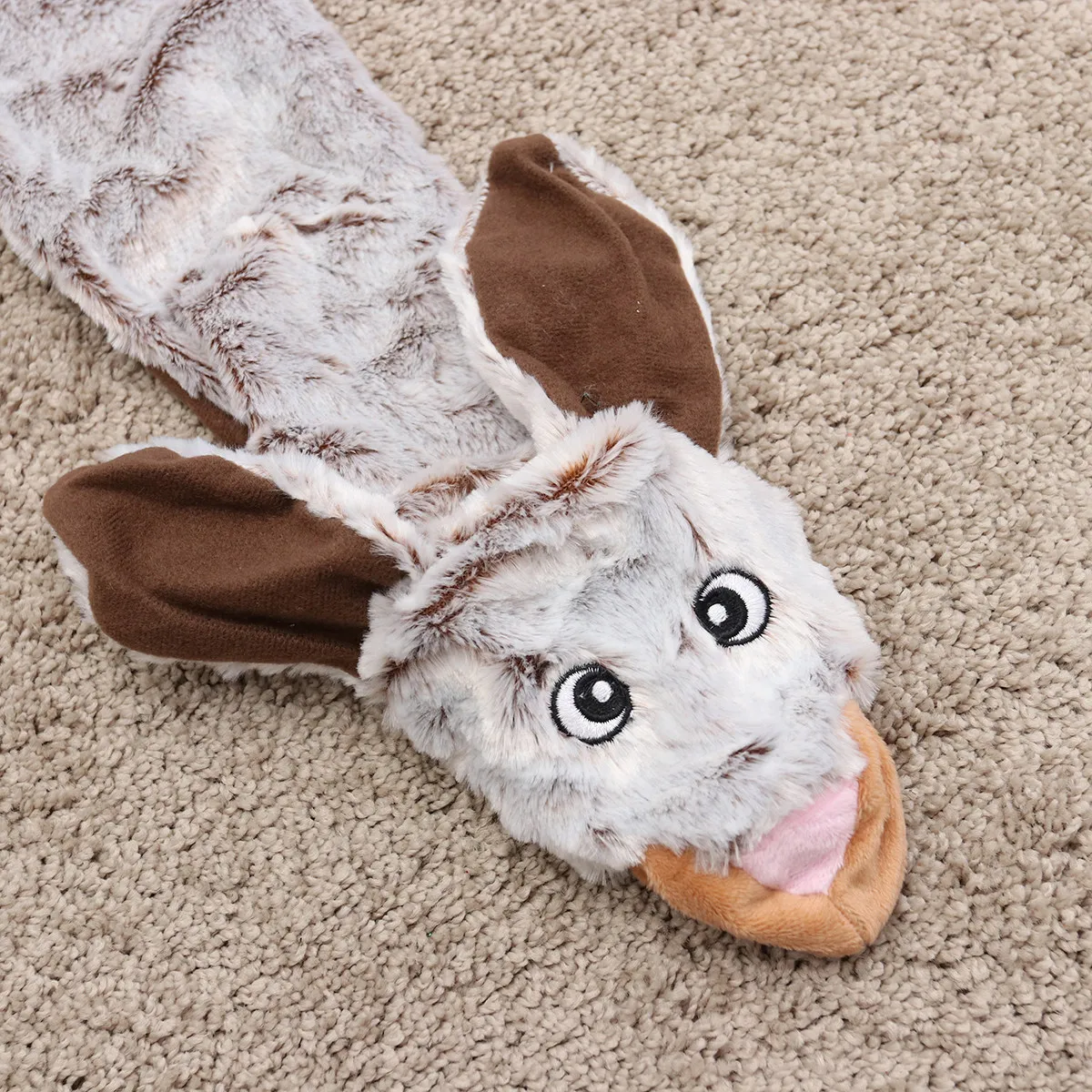 

3Pcs Squeaky Set Creative Animal Shapes for Dog Cat Healthy Chewing Interactive Gift Squirrel Raccoon Rabbit