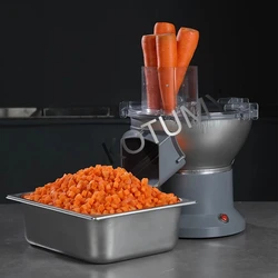 Fruit Vegetable Cube Cutting Machine Electric Dicing Potato Onion Carrot Commercial Shredder Slicer Dicing Processor Cutter