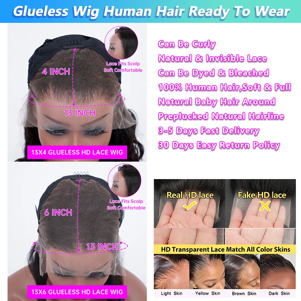 13x4 Highlight Wig Human Hair 13x6 Hd Lace Frontal Wig 40 Inch Curly Wigs Deep Wave Lace Front Wig Pre Plucked With Baby Hair image 6