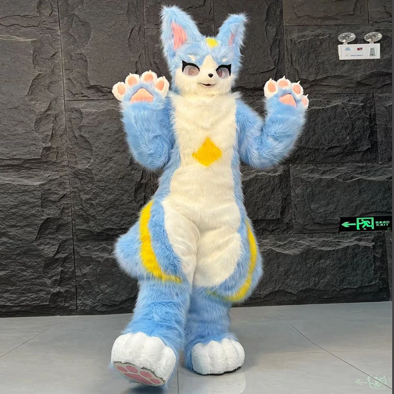 

Handmade Cartoon Character Fursuit Full Set Cute Wearable Animal Cosplay Costume for Anime Convention Furry Fandom