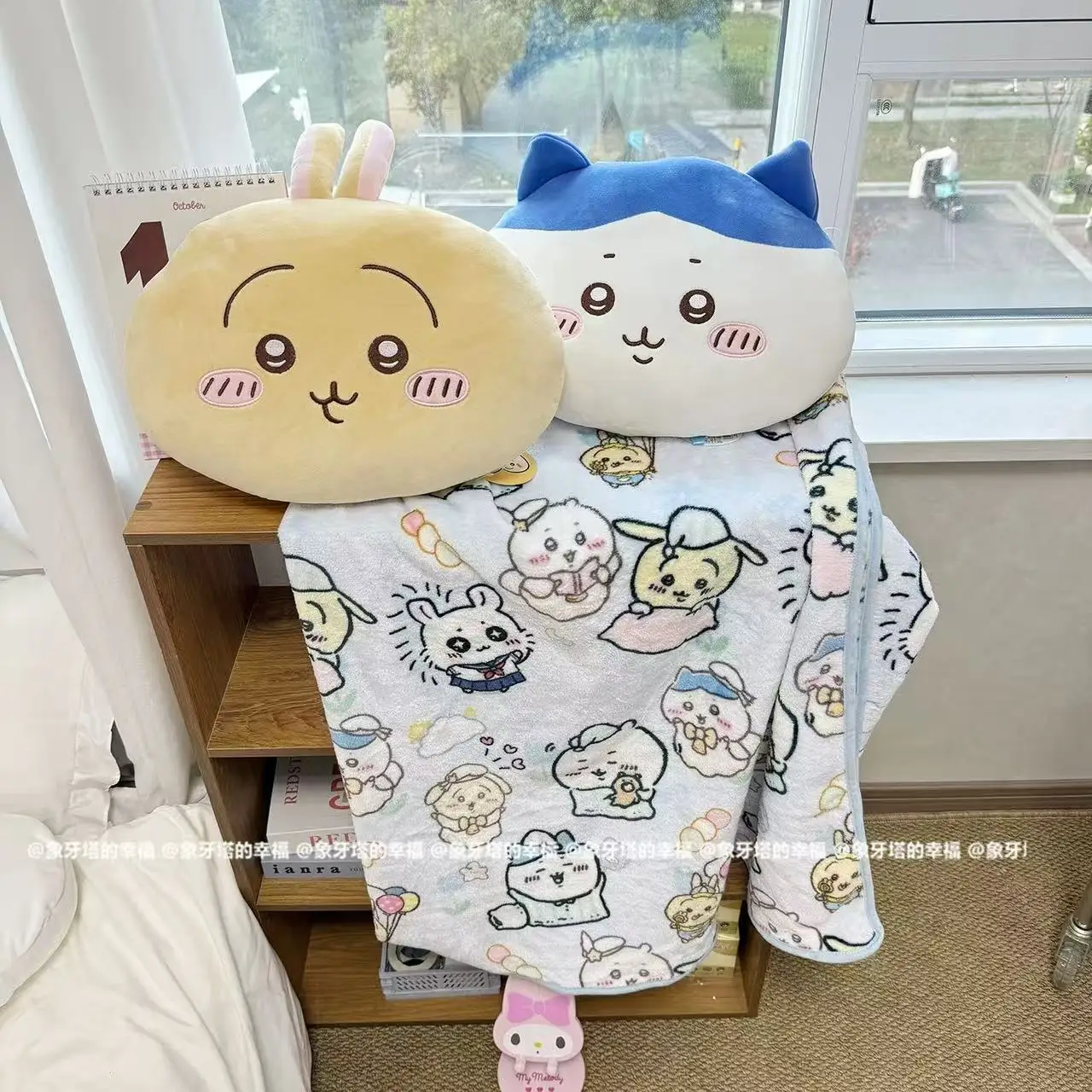 Anime Comic Chiikawa Peluche Hachiware Usagi Bambola Momonga Kurimanju Rakko Giocattolo Cuscino Coperta Shisa Kawaii Morbido Cuscino Cuscino Per Bambini