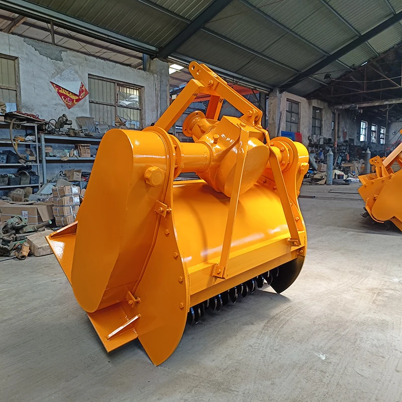 Customizable 14mm Fixed Blade Tree Root Crusher Hitch Mounted Stump Crusher for Field Tillage Forestry Machinery