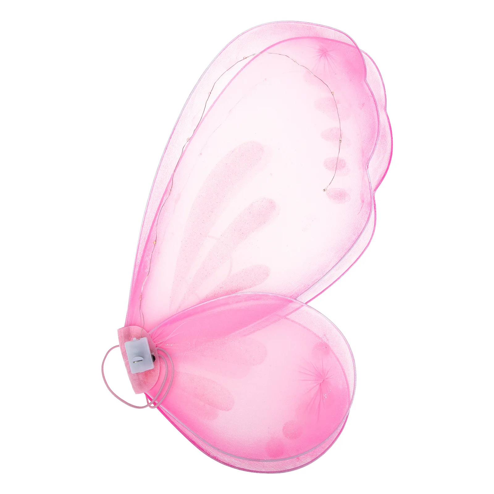 Ala de hada iluminada, accesorio duradero brillante para niños, para Cosplay, fiesta de cumpleaños de Halloween, juego de rol, accesorio de ala de hada para niña