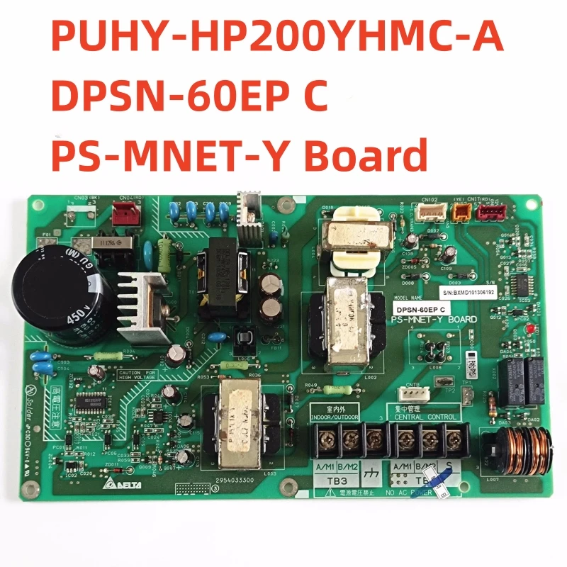 

Original For Central Air Conditioning Multi line Motor Communication Board PUHY-HP200YHMC-A DPSN-60EP C PS-MNET-Y Board