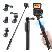 Remote Control Selfie Stick Universal 10M Extended Selfie Stick For Insta360 X5/X4/X3/Ace Pro/ONE R/RS/Hero Series/Mobile Phone